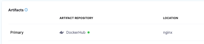 Add an artifact source in the Artifacts section of a Harness service